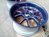 Renovace disků barva chameleon modro fialová
