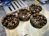 Renovace disků bronzová s lakem