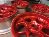 Renovace disků barva červený chrom