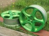 Renovace disků zelený chrom
