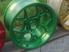 Ukázkový disk zelený chrom / candy zelený