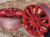 Renovace disků do barvy červená metalíza