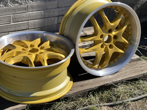 Renovace disků zlatá metalíza s CNC límcem